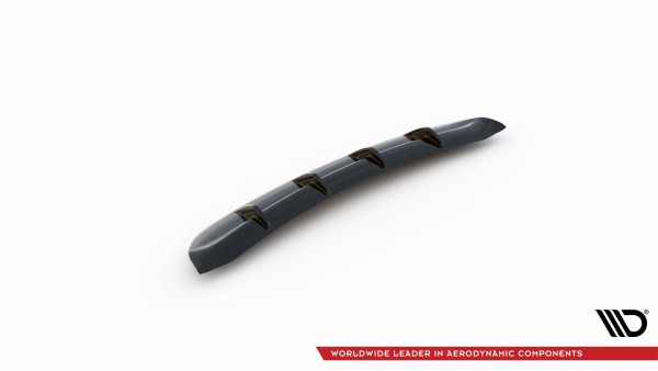 Diffusor Heck Ansatz für Ford Mondeo Vignale Mk5 Facelift Carbon Look