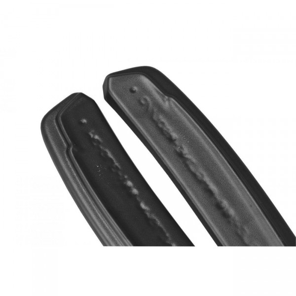 Heck Ansatz Flaps Diffusor für Mercedes GLE W166 AMG-Line schwarz Hochglanz