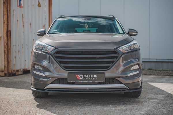 Front Ansatz für Hyundai Tucson Mk3 schwarz Hochglanz