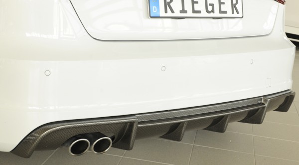 Rieger Heckeinsatz Audi A3 (8V) 5-tür. (Sportback 8VA)