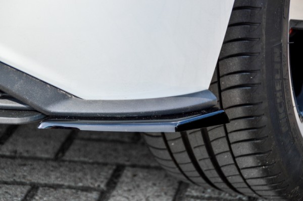 Heckansatz 2 tlg. Aus ABS hochglanz schwarz VW Polo 6 GTI 2G (AW) ab Bj.: 2017-- nur für Polo GTI