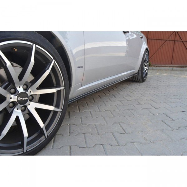 Seitenschweller Ansatz für ALFA ROMEO 159 schwarz Hochglanz