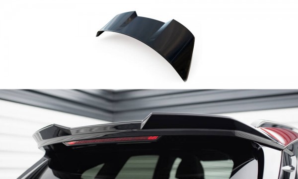 Spoiler CAP für 3D Hyundai Tucson N-Line Mk4 schwarz Hochglanz