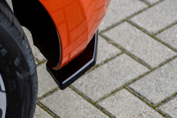 Heckansatz Seitenteile aus aus ABS links und rechts hochglanz schwarz Renault Clio 5, R.S.-Line ab B