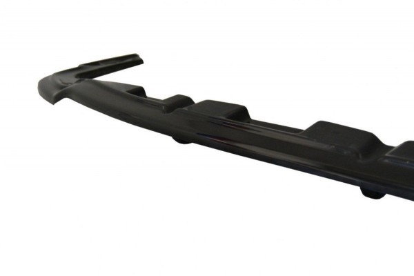 Mittlerer Diffusor Heck Ansatz für Lexus CT Mk1 Facelift schwarz Hochglanz