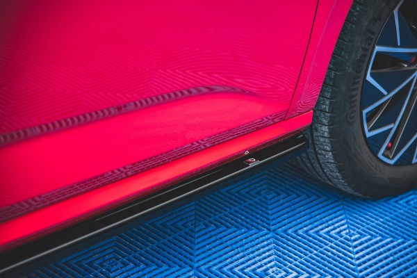 Seitenschweller Ansatz für Skoda Kamiq Carbon Look