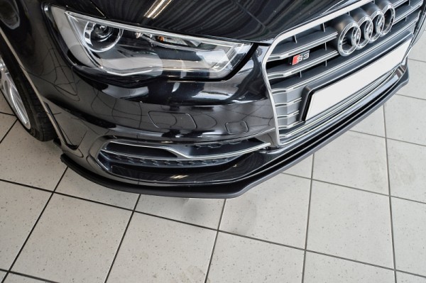 Cup Frontspoilerlippe aus ABS hochglanz schwarz Audi A3 / S3, Typ 8V + Sportback Bj.: 2012 - 2016 3