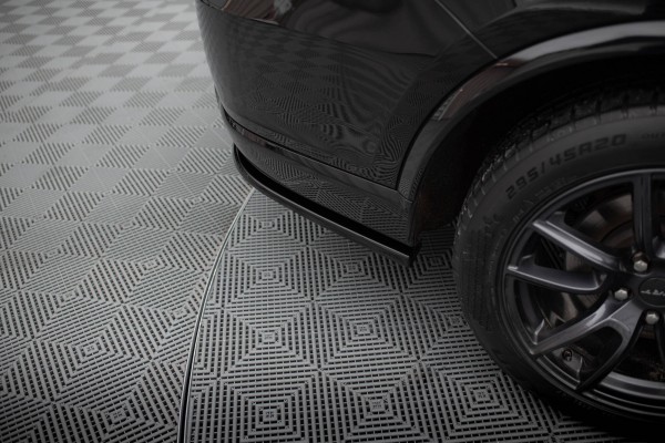 Heck Ansatz Flaps Diffusor für Dodge Durango SRT Mk3 schwarz Hochglanz