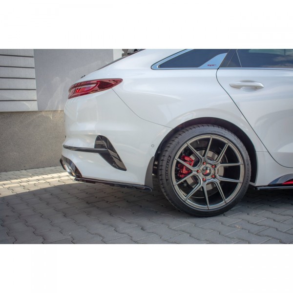 Heck Ansatz Flaps Diffusor für Kia ProCeed GT / GT-Line Mk1 schwarz Hochglanz