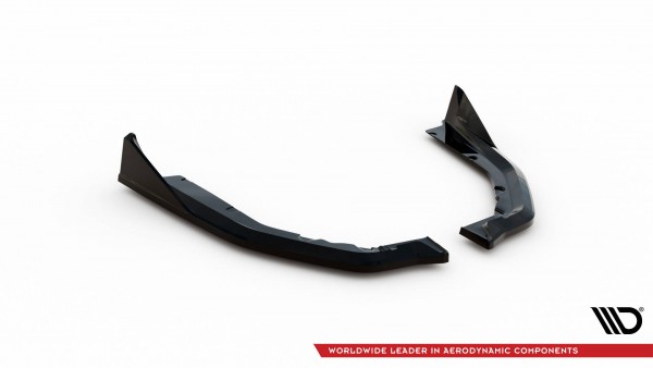 Heck Ansatz Flaps Diffusor V.4 für BMW M4 G82 schwarz Hochglanz