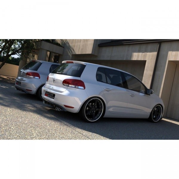 HECKSCHÜRZE für VW GOLF 6 MIT 2 AUSPUFF