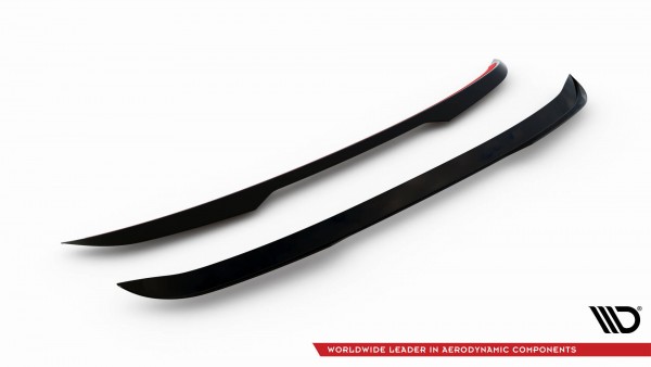 Spoiler CAP für Porsche Cayenne Coupe Mk3 schwarz Hochglanz