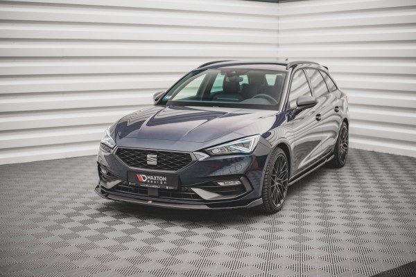 Front Ansatz V.3 für Seat Leon FR Mk4 schwarz Hochglanz