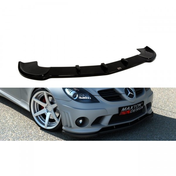 Front Ansatz für MERCEDES SLK R171 (FÜR ME-SLK-R171-AMG204-F1) schwarz Hochglanz