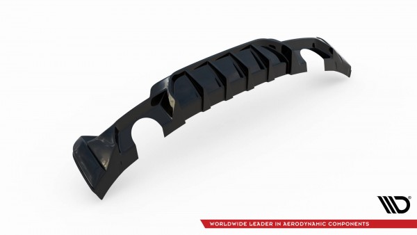 Diffusor Heck Ansatz für BMW 4er Coupe / Gran Coupe / Cabrio M-Paket F32 / F36 / F33 (Version mit Ei
