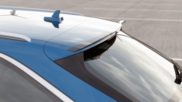 Spoiler CAP für Audi A6 Avant / A6 Allroad / A6 S-Line Avant / S6 Avant C8 schwarz Hochglanz