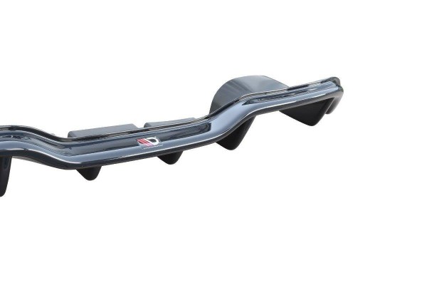 Diffusor Heck Ansatz für Ford Fiesta ST Mk7 FL schwarz Hochglanz