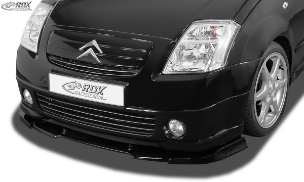 RDX Frontspoiler VARIO-X für CITROEN C2 VTR / VTS Frontlippe Front Ansatz Vorne Spoilerlippe