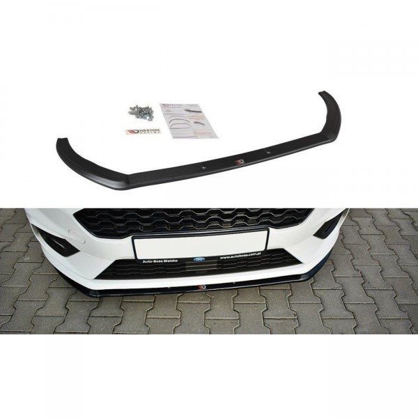 Front Ansatz V.3 für Ford Fiesta Mk8 ST / ST-Line schwarz Hochglanz