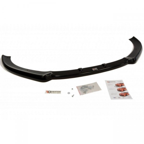 Front Ansatz für AUDI A3 8P Facelift schwarz Hochglanz