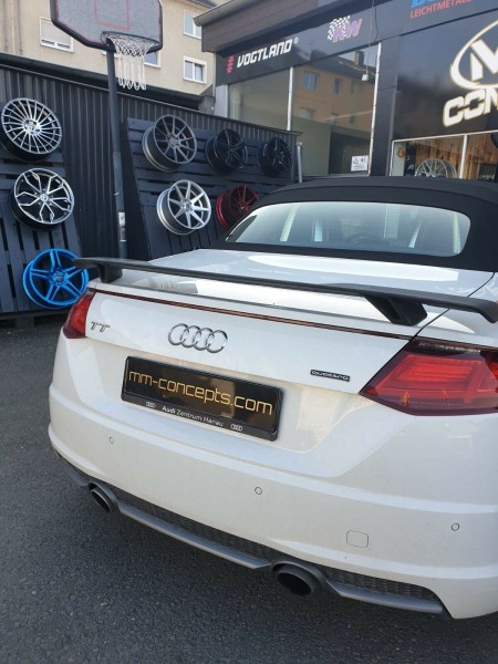 Heckspoiler Spoiler für Audi TT 8S Heckflügel Dachspoiler TTS TT RS Competition