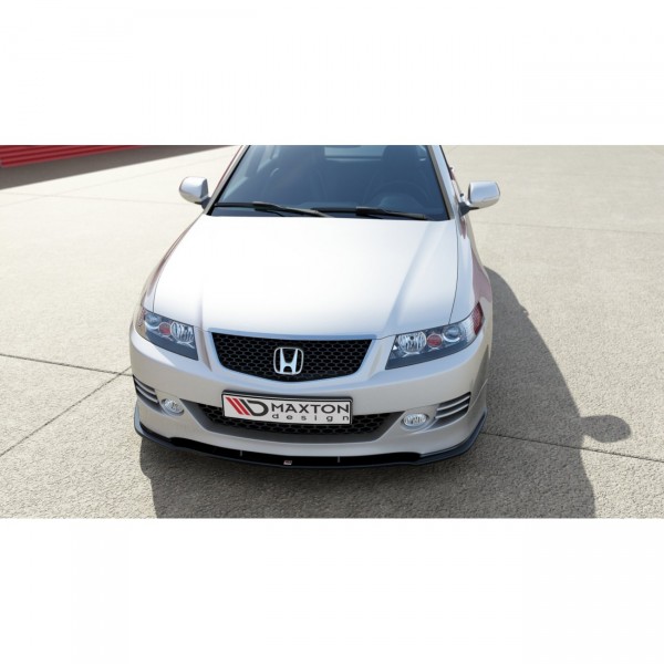 Front Ansatz für HONDA ACCORD VII TYPE-S schwarz Hochglanz