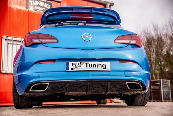 Heckdiffusor aus ABS hochglanz schwarz Opel Astra J OPC ab Bj.: 2012- Für alle Ausführungen passend