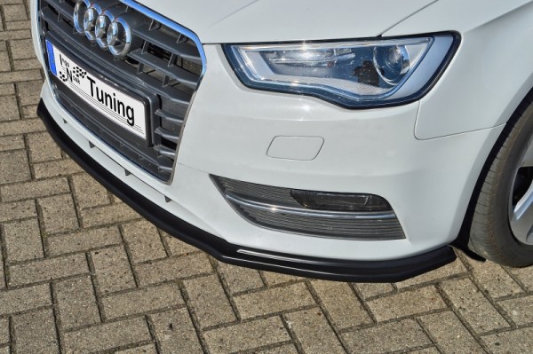 Cup Frontspoilerlippe aus ABS hochglanz schwarz Audi A3 + Sportback 8VA Bj.: 2012 - 3 türer + Sportb