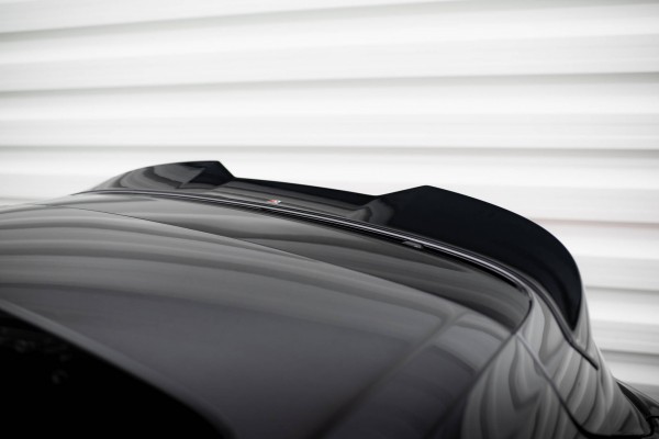 Spoiler CAP für 3D Porsche Cayenne SUV Mk3 Facelift schwarz Hochglanz