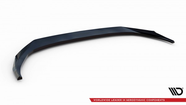 Front Ansatz V.1 für Audi A3 S-Line Limousine / S3 Limousine 8Y Facelift schwarz Hochglanz