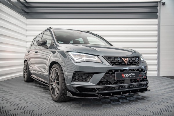 Front Ansatz V.1 für Cupra Ateca schwarz Hochglanz