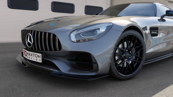 Front Ansatz für Mercedes-AMG GT S C190 Facelift schwarz Hochglanz