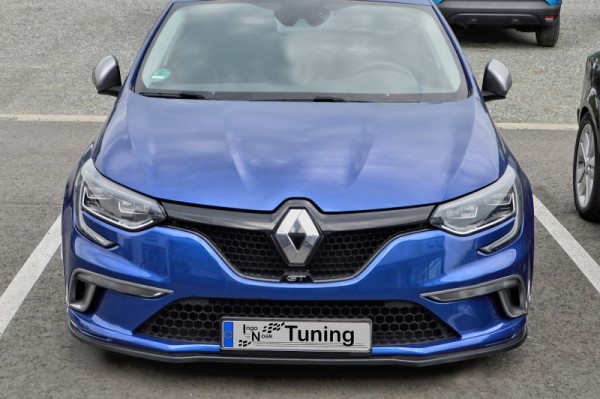 Cup Frontspoilerlippe aus ABS hochglanz schwarz Renault Megane 4, GT + GT-Line ab Bj.: 2016- passend