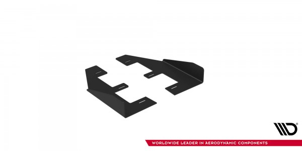 Side Flaps für Ford Mustang GT Mk6 schwarz Hochglanz