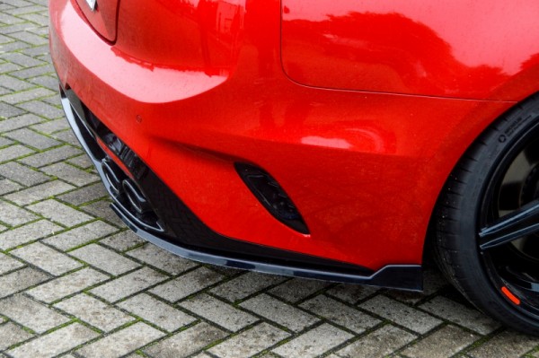 Heckansatz Seitenteile aus ABS mit Seitenwing hochglanz schwarz Kia Stinger CK Ab Bj.:2017 Für alle