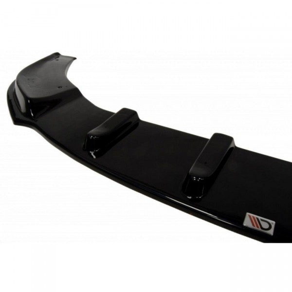 Front Ansatz für Skoda Octavia Mk2 schwarz Hochglanz