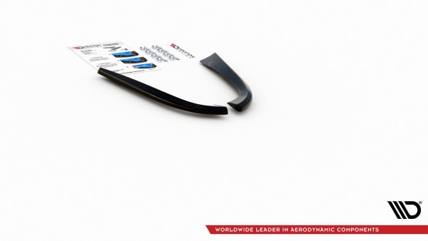 Heck Ansatz Flaps Diffusor für Alfa Romeo 156 SW Facelift schwarz Hochglanz