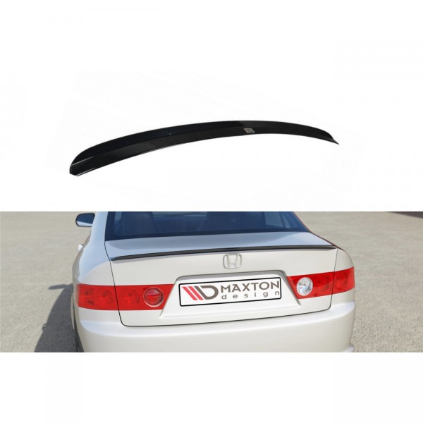 Spoiler CAP für HONDA ACCORD VII TYPE-S schwarz Hochglanz