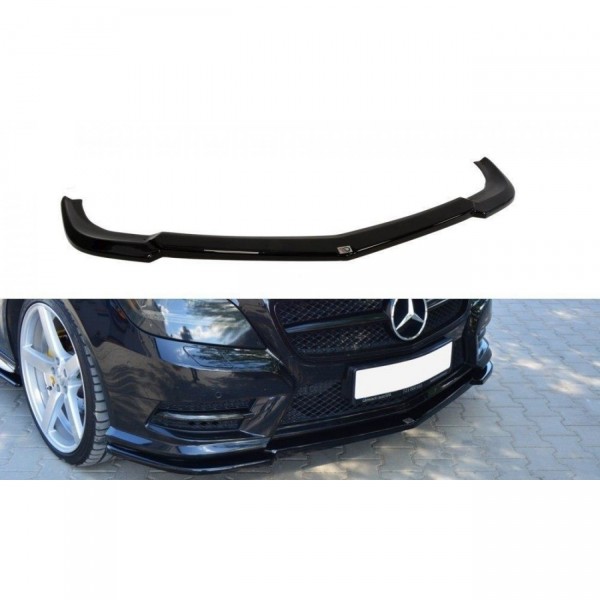 Front Ansatz für MERCEDES CLS C218 AMG LINE schwarz Hochglanz
