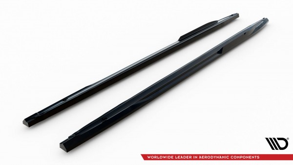 Seitenschweller Ansatz für V.2 für Audi A3 S-Line Limousine / S3 Limousine 8Y Facelift schwarz Hochg