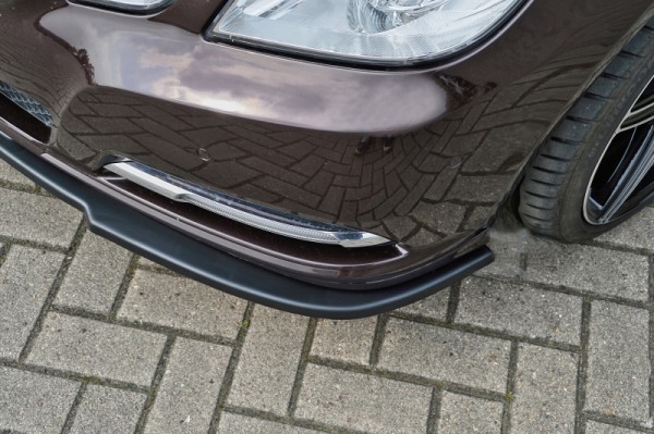 CUP Frontspoilerlippe aus ABS hochglanz schwarz Mercedes Benz E Klasse Typ W212, S212,V212,A207,
