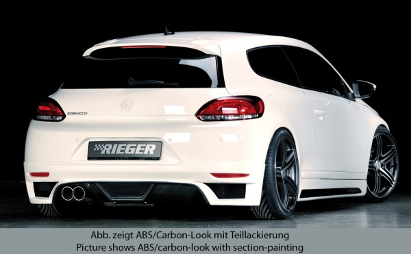 Rieger Heckschürzenansatz VW Scirocco 3 (13) 2-tür.