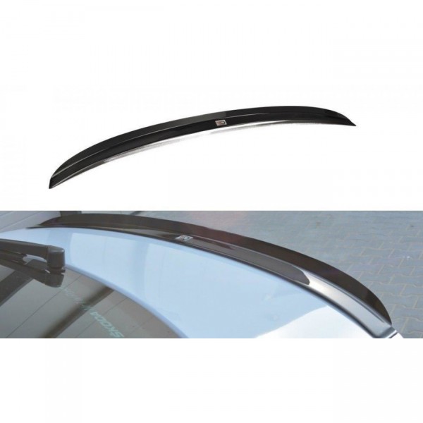 Spoiler CAP V.1 für Skoda Superb Mk3 / Mk3 FL Hatchback schwarz Hochglanz