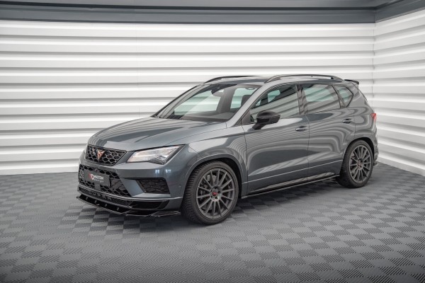 Seitenschweller Ansatz für Cupra Ateca schwarz Hochglanz