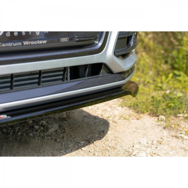 Front Ansatz für Audi SQ5/Q5 S-line MkII schwarz Hochglanz