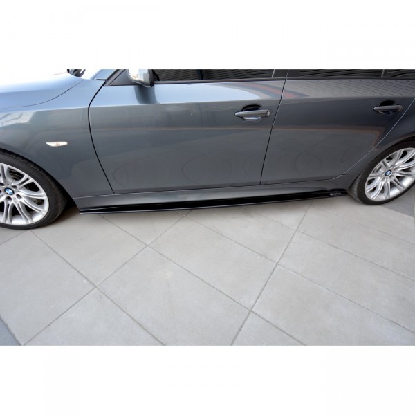 Seitenschweller Ansatz für BMW 5er E60/61 M Paket schwarz Hochglanz