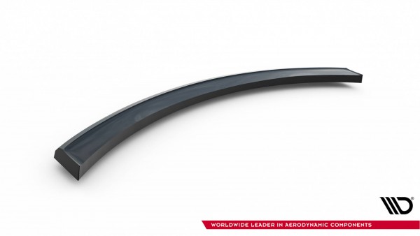 Mittlerer Diffusor Heck Ansatz für Audi TT S-Line 8J Facelift schwarz Hochglanz