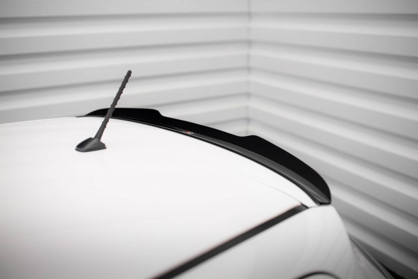 Spoiler CAP für Toyota Yaris Mk3 Facelift schwarz Hochglanz