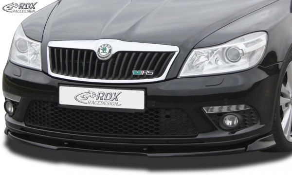 RDX Frontspoiler VARIO-X für SKODA Octavia 2 RS Facelift Typ 1Z 2008+ Frontlippe Front Ansatz Vorne