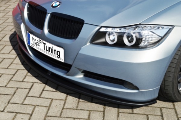 CUP Frontspoilerlippe aus ABS hochglanz schwarz BMW 3er E90/E91 Bj.: 2005-2008 Limousine + Touring
